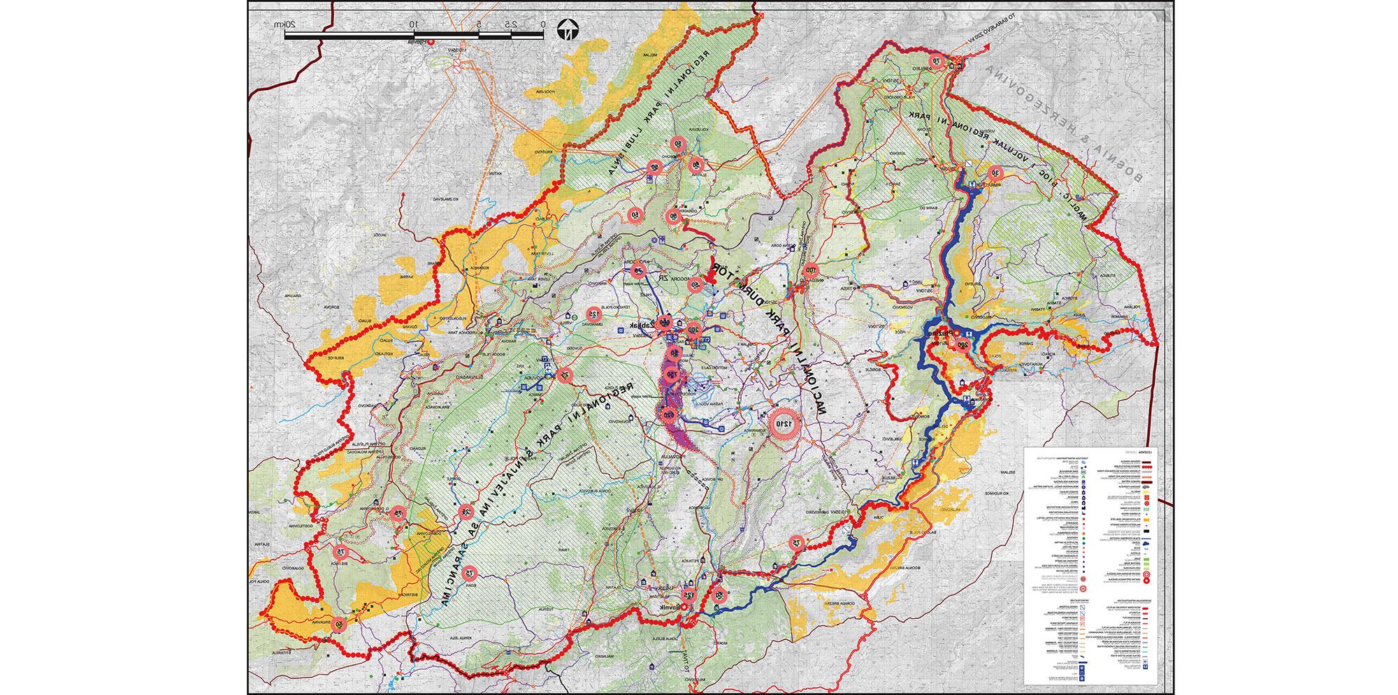 Mt Durmitor regional map. For full text, download project PDF below.